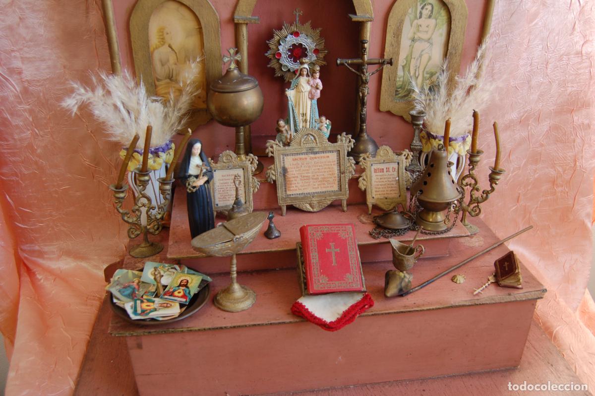 Casas de mu&ntilde;ecas: altar o ermita de d&eacute;nia 1940 - Foto 12