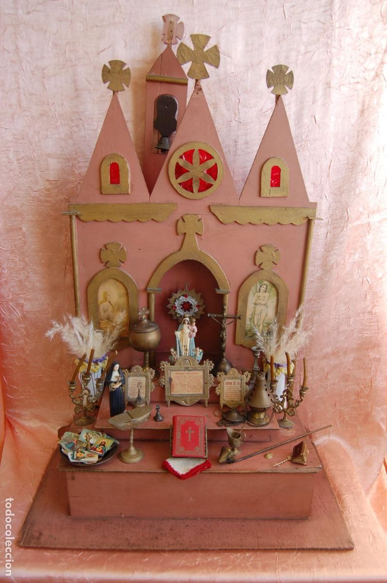 Casas de mu&ntilde;ecas: altar o ermita de d&eacute;nia 1940 - Foto 1