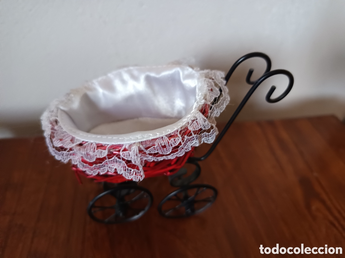 Casas de mu&ntilde;ecas: Carricoche para bebe mu&ntilde;eca - Foto 2