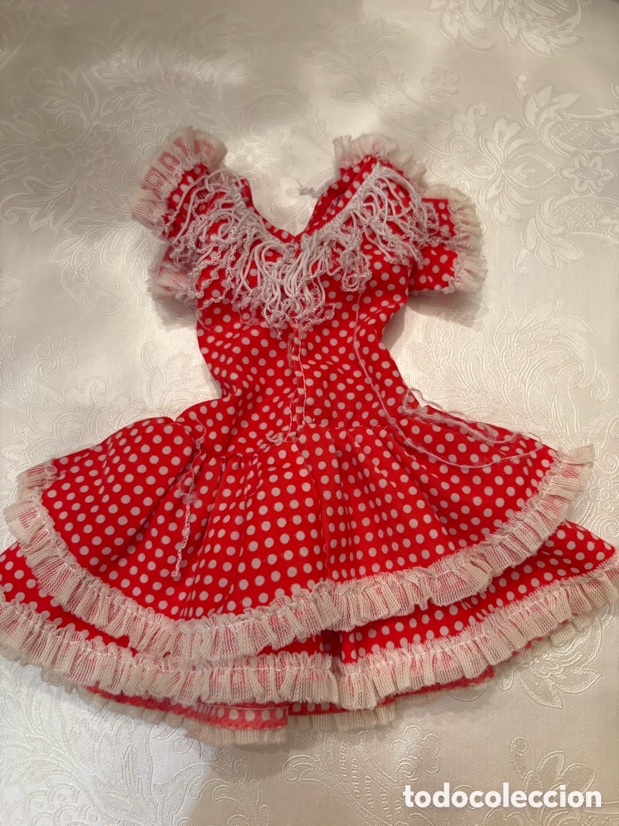 Casas de mu&ntilde;ecas: Vestido de flamenca de la mu&ntilde;eca Nancy - Foto 1
