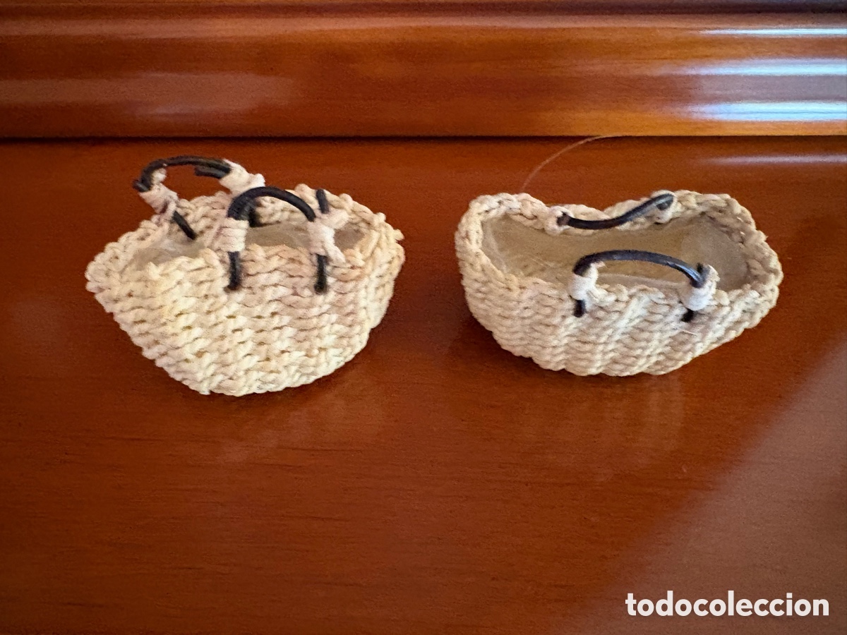 Casas de mu&ntilde;ecas: Dos capazos hechas a mano para mu&ntilde;ecas - Foto 2