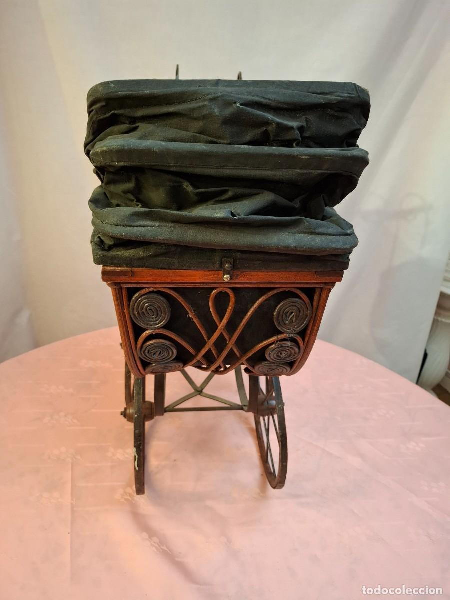 Casas de mu&ntilde;ecas: COCHECITO ANTIGUO PARA MU&Ntilde;ECAS - Foto 3