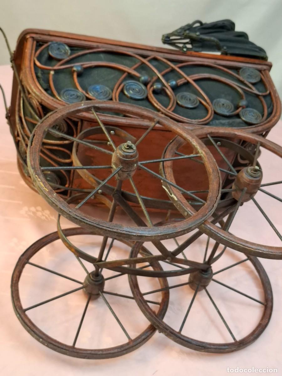 Casas de mu&ntilde;ecas: COCHECITO ANTIGUO PARA MU&Ntilde;ECAS - Foto 6