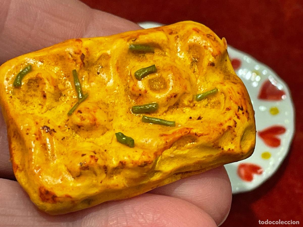 Casas de mu&ntilde;ecas: Pan focaccia en miniatura. - Foto 3