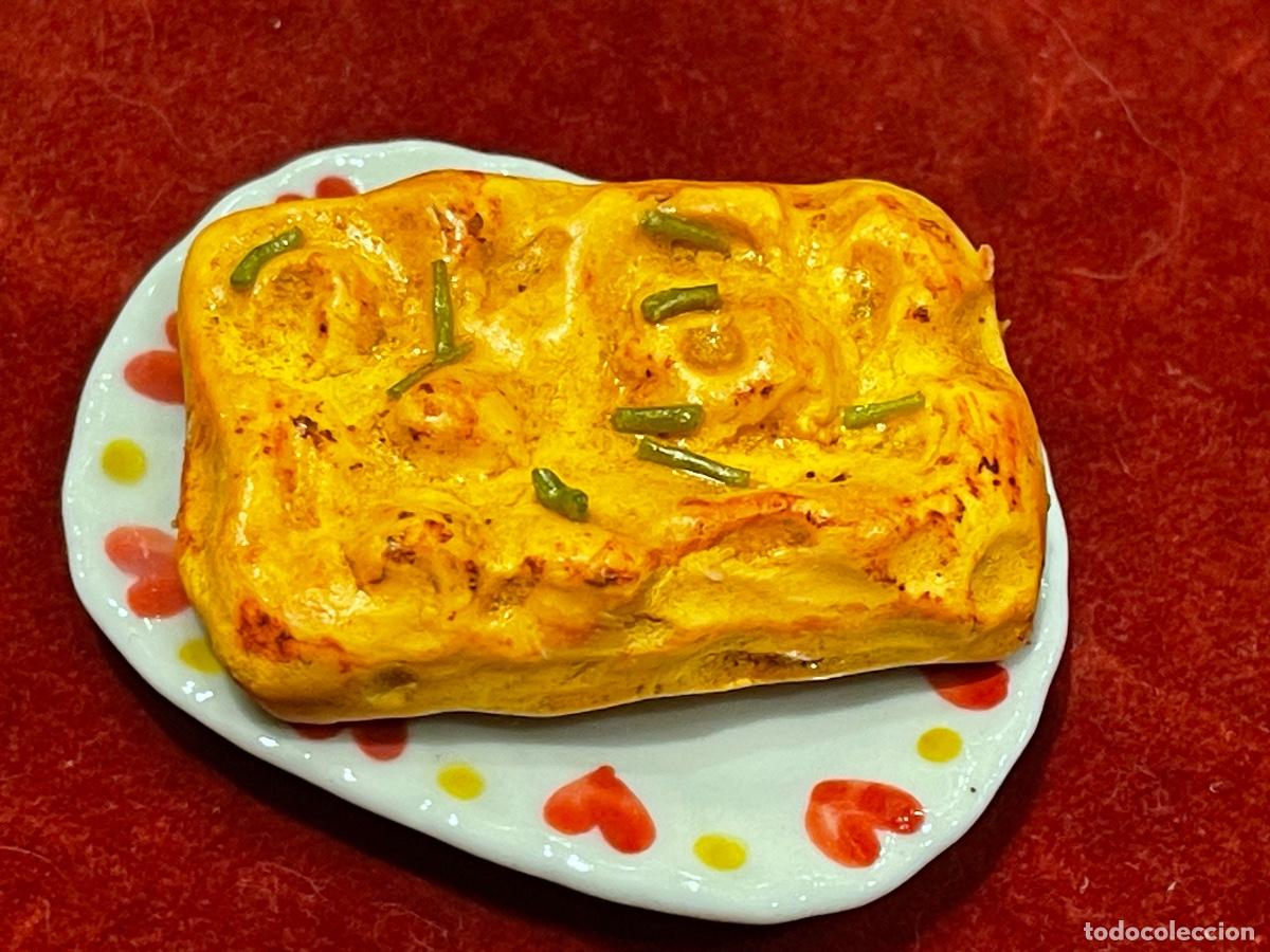 Casas de mu&ntilde;ecas: Pan focaccia en miniatura. - Foto 4