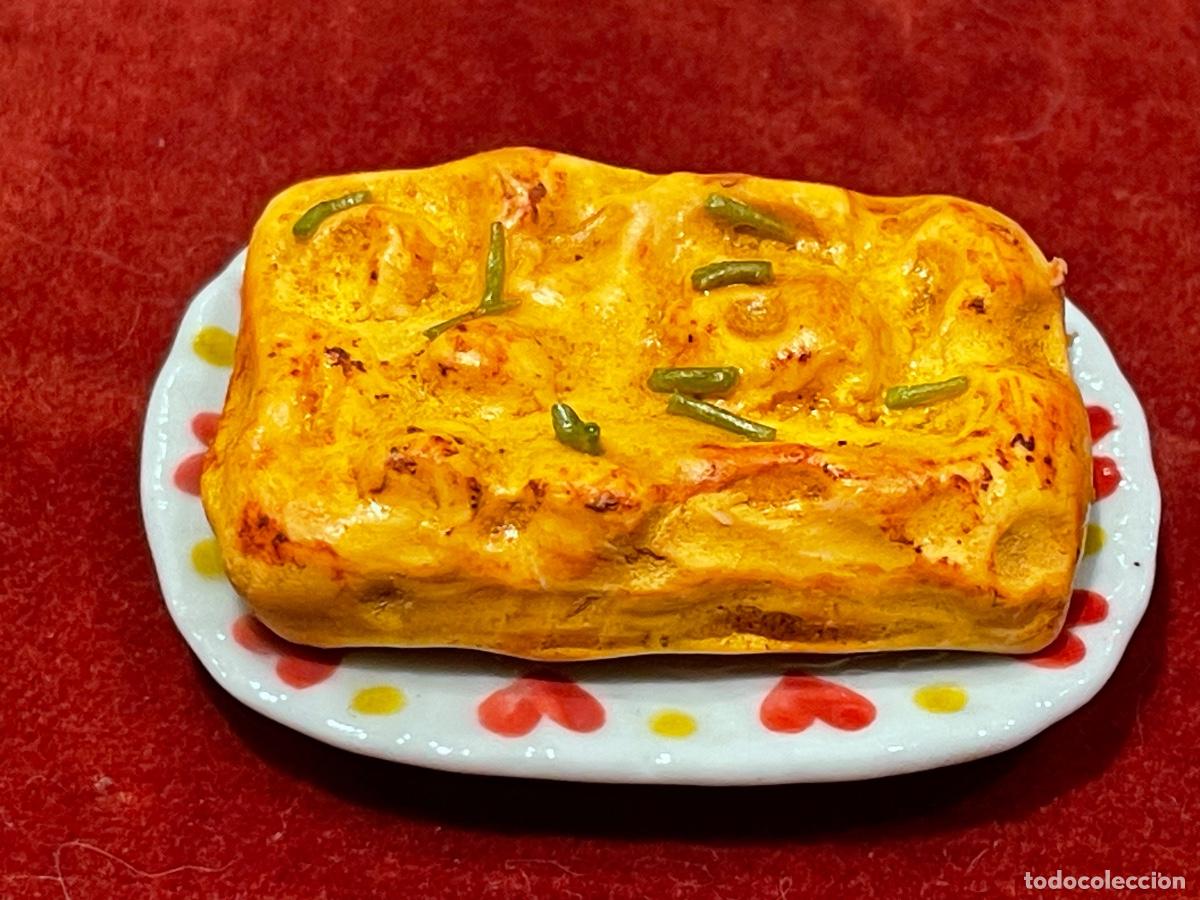 Casas de mu&ntilde;ecas: Pan focaccia en miniatura. - Foto 1