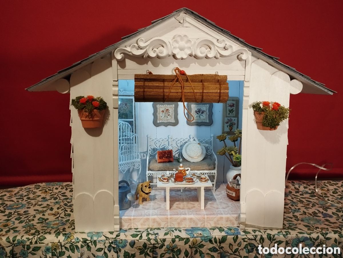 Casas de mu&ntilde;ecas: Casa de mu&ntilde;ecas caba&ntilde;a de jard&iacute;n - Foto 1
