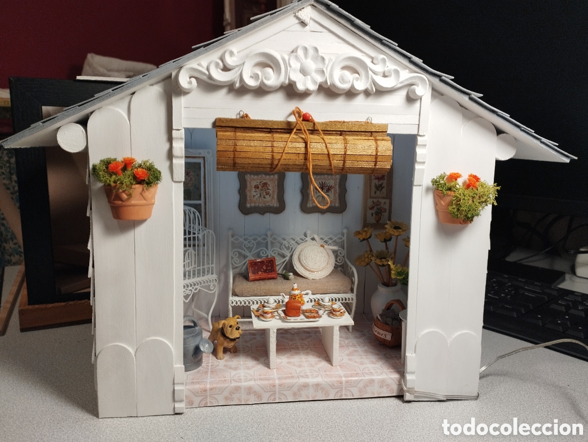 Casas de mu&ntilde;ecas: Casa de mu&ntilde;ecas caba&ntilde;a de jard&iacute;n - Foto 2