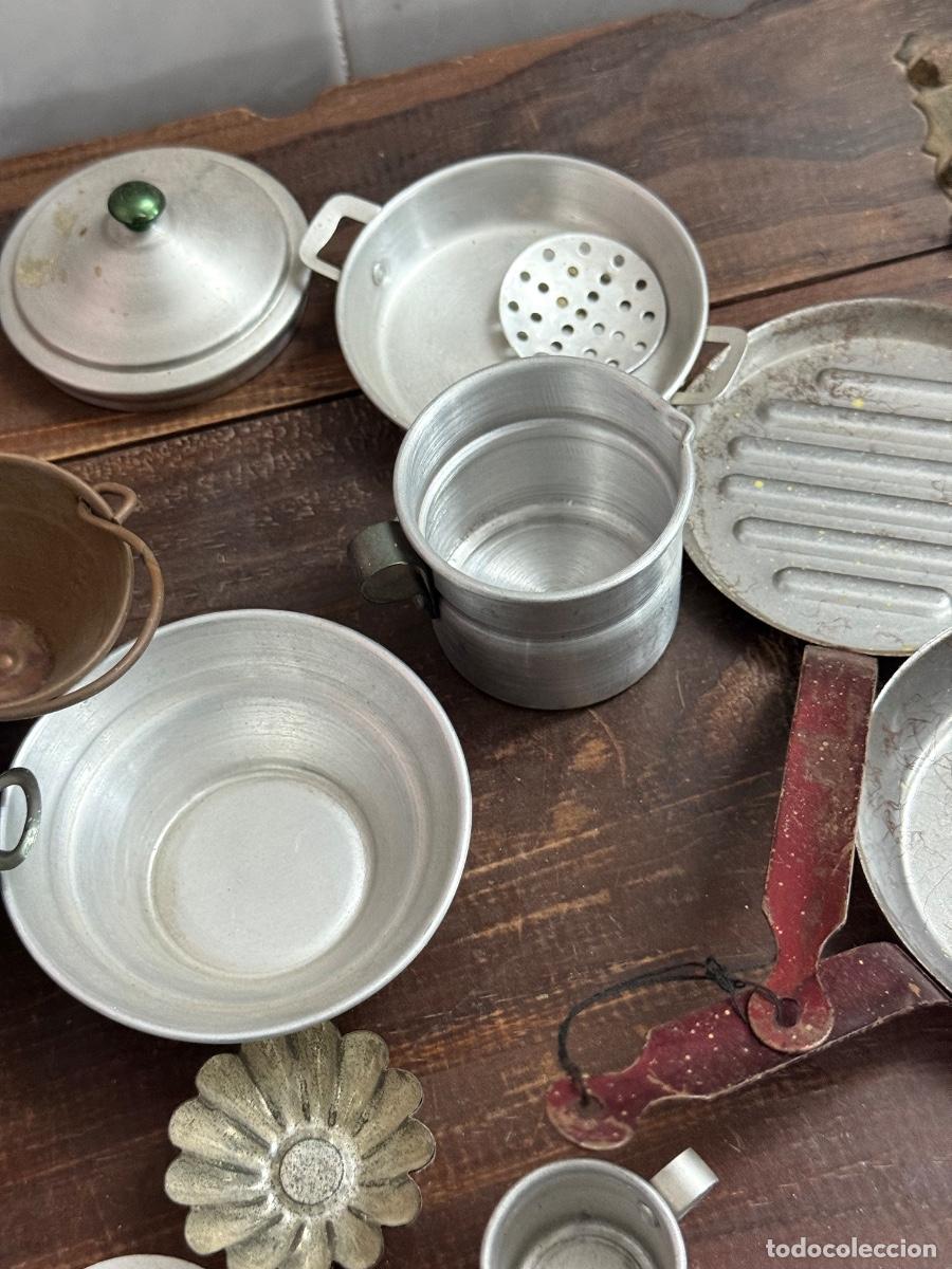 Casas de mu&ntilde;ecas: Lote de cacharros de cocina para casa de mu&ntilde;ecas - Foto 4