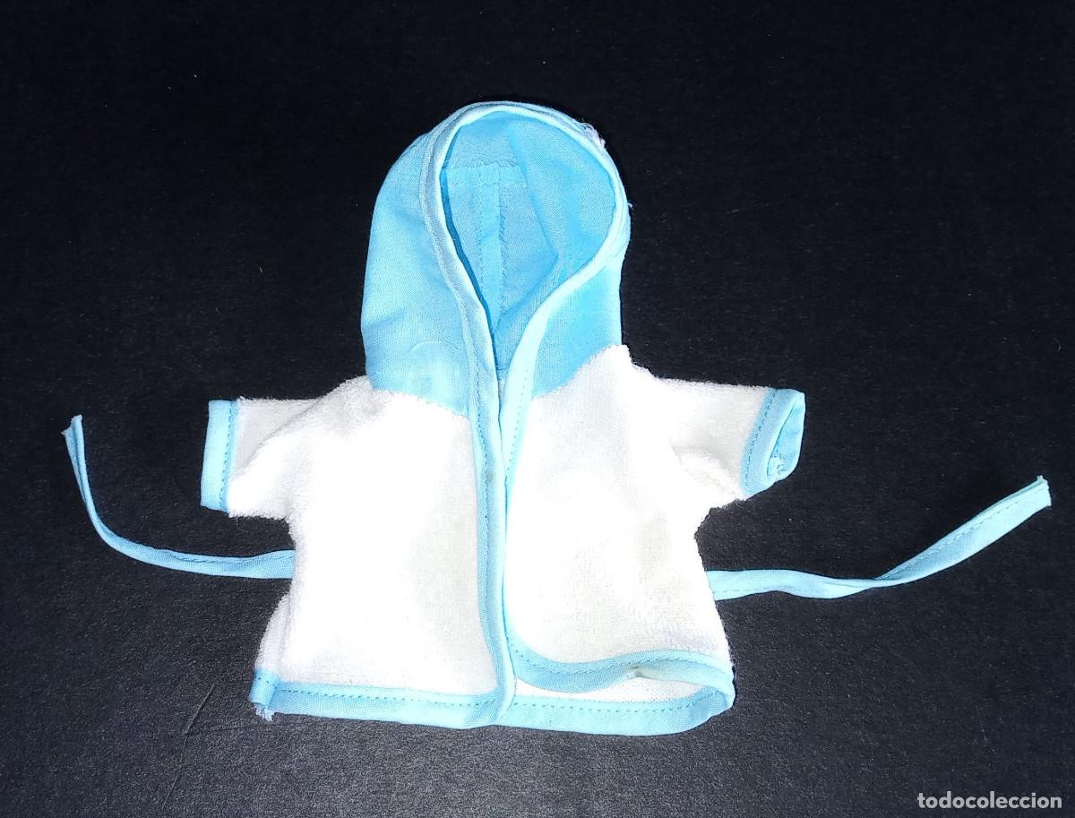 Casas de mu&ntilde;ecas: ROPA DE MU&Ntilde;ECO/A - ALBORNOZ VERDE Y BLANCO - Foto 1