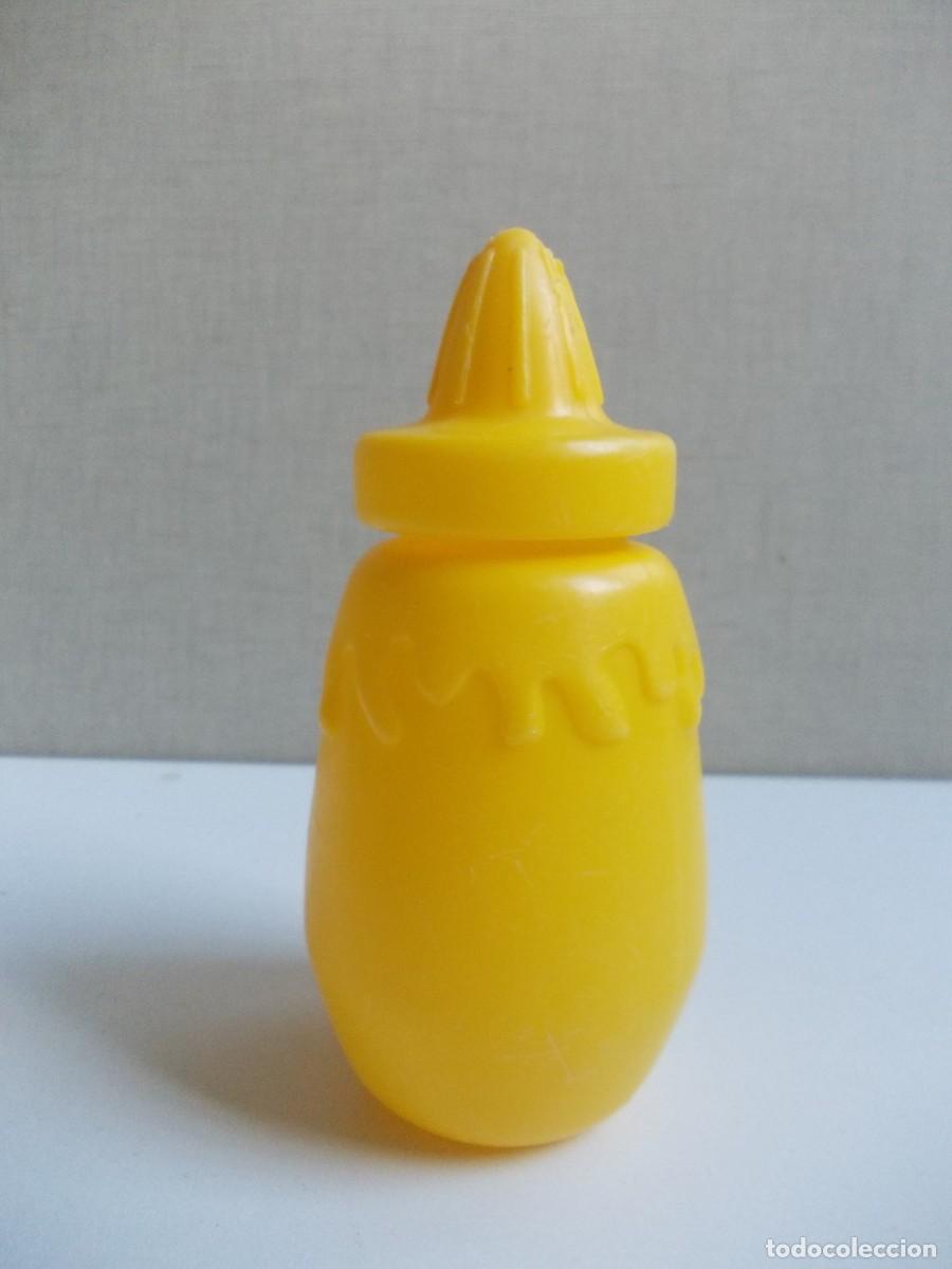 Casas de mu&ntilde;ecas: Biber&oacute;n de Pl&aacute;stico Amarillo Accesorio para Mu&ntilde;eco Beb&eacute; - Foto 4