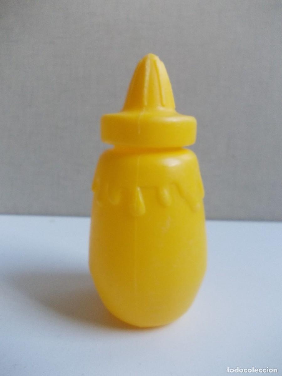 Casas de mu&ntilde;ecas: Biber&oacute;n de Pl&aacute;stico Amarillo Accesorio para Mu&ntilde;eco Beb&eacute; - Foto 3