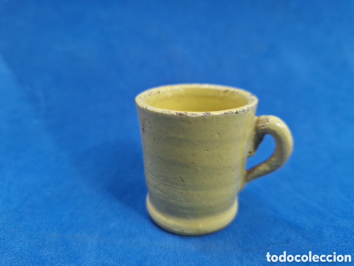 Casas de mu&ntilde;ecas: Jarrita de barro esmaltada miniatura - Foto 1