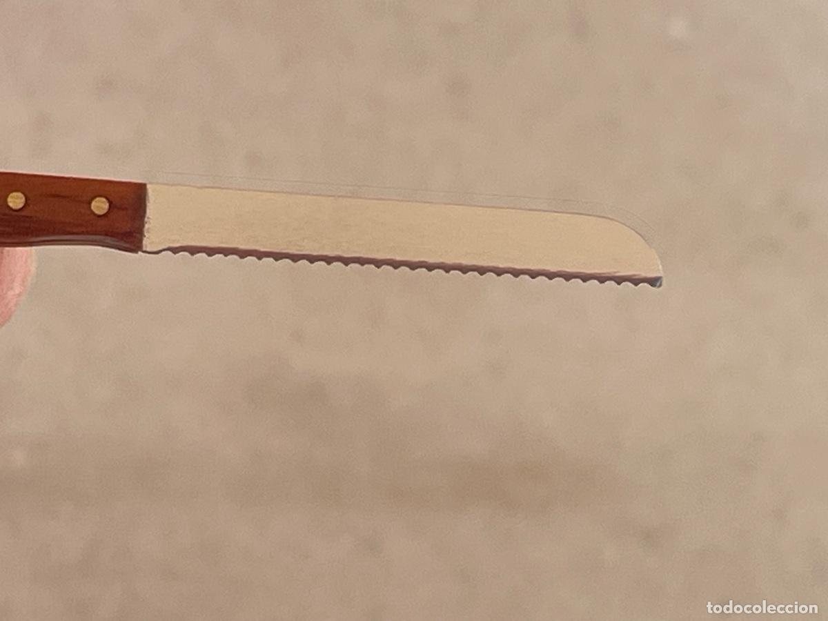 Casas de mu&ntilde;ecas: Cuchillo del pan en miniatura para casa de mu&ntilde;ecas - Foto 4