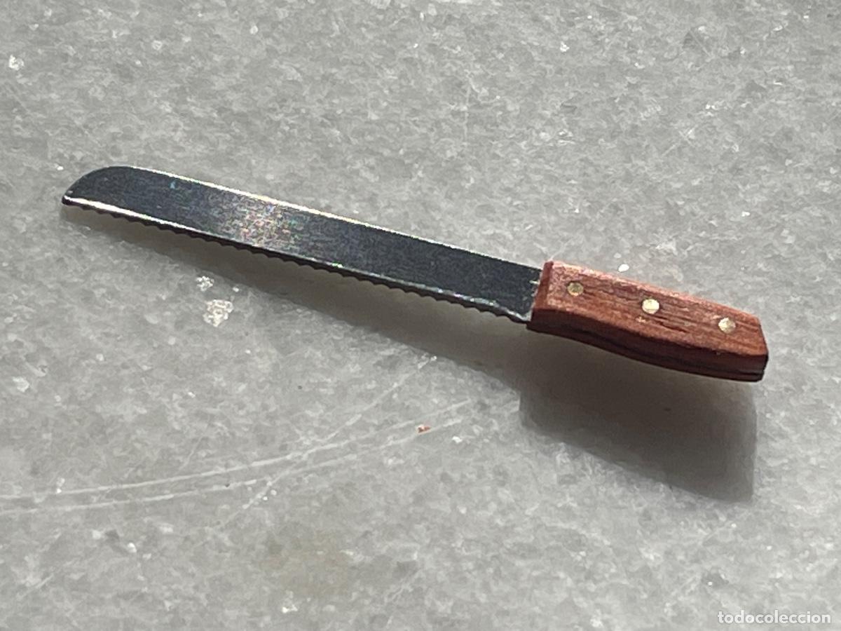 Casas de mu&ntilde;ecas: Cuchillo del pan en miniatura para casa de mu&ntilde;ecas - Foto 5