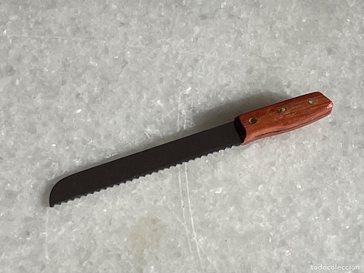 Casas de mu&ntilde;ecas: Cuchillo del pan en miniatura para casa de mu&ntilde;ecas - Foto 6