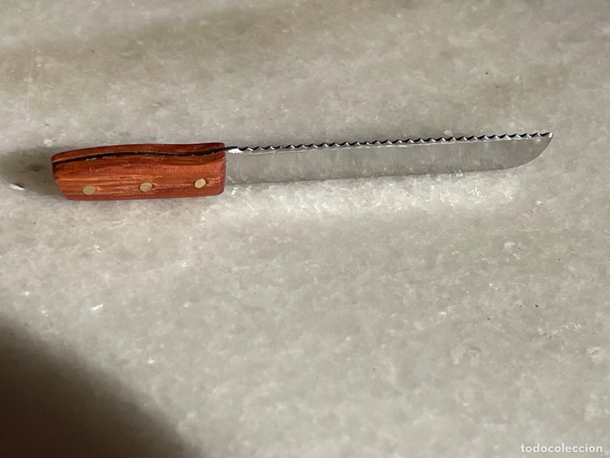 Casas de mu&ntilde;ecas: Cuchillo del pan en miniatura para casa de mu&ntilde;ecas - Foto 11