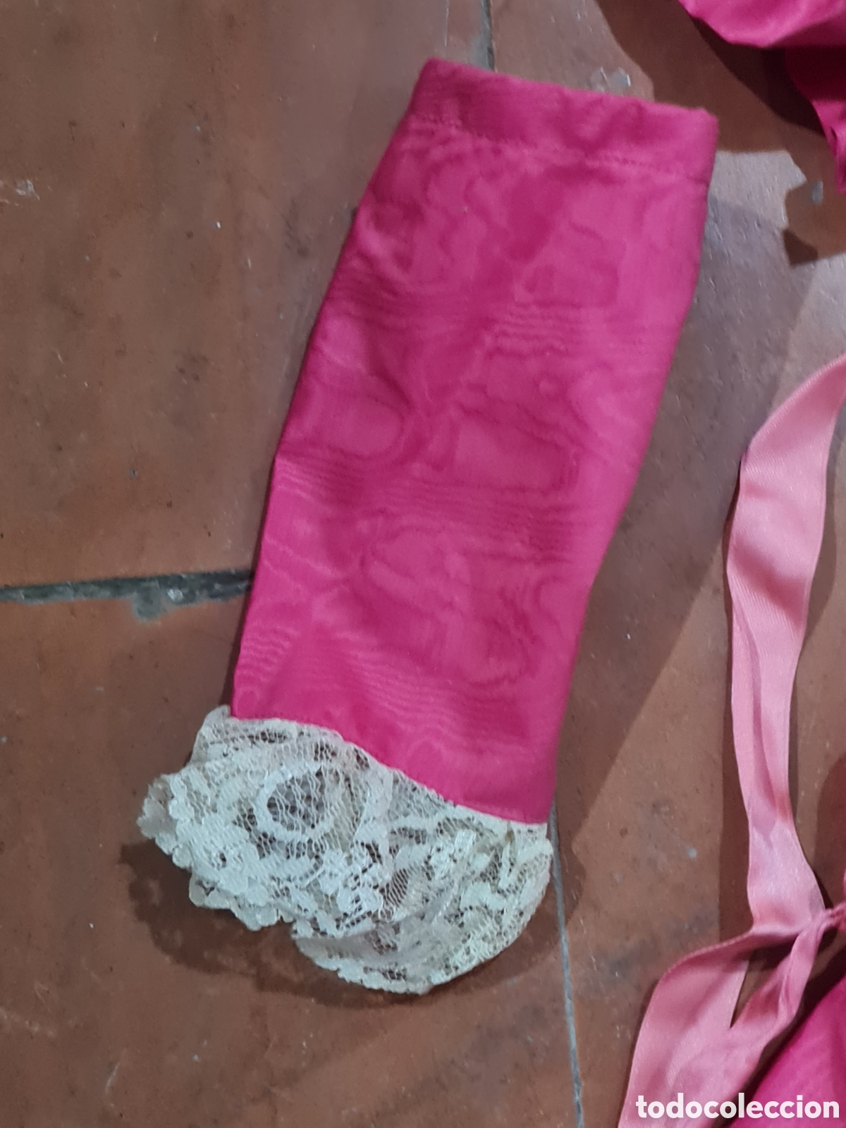 Casas de mu&ntilde;ecas: Antiguo vestido para mu&ntilde;ecas - Foto 3