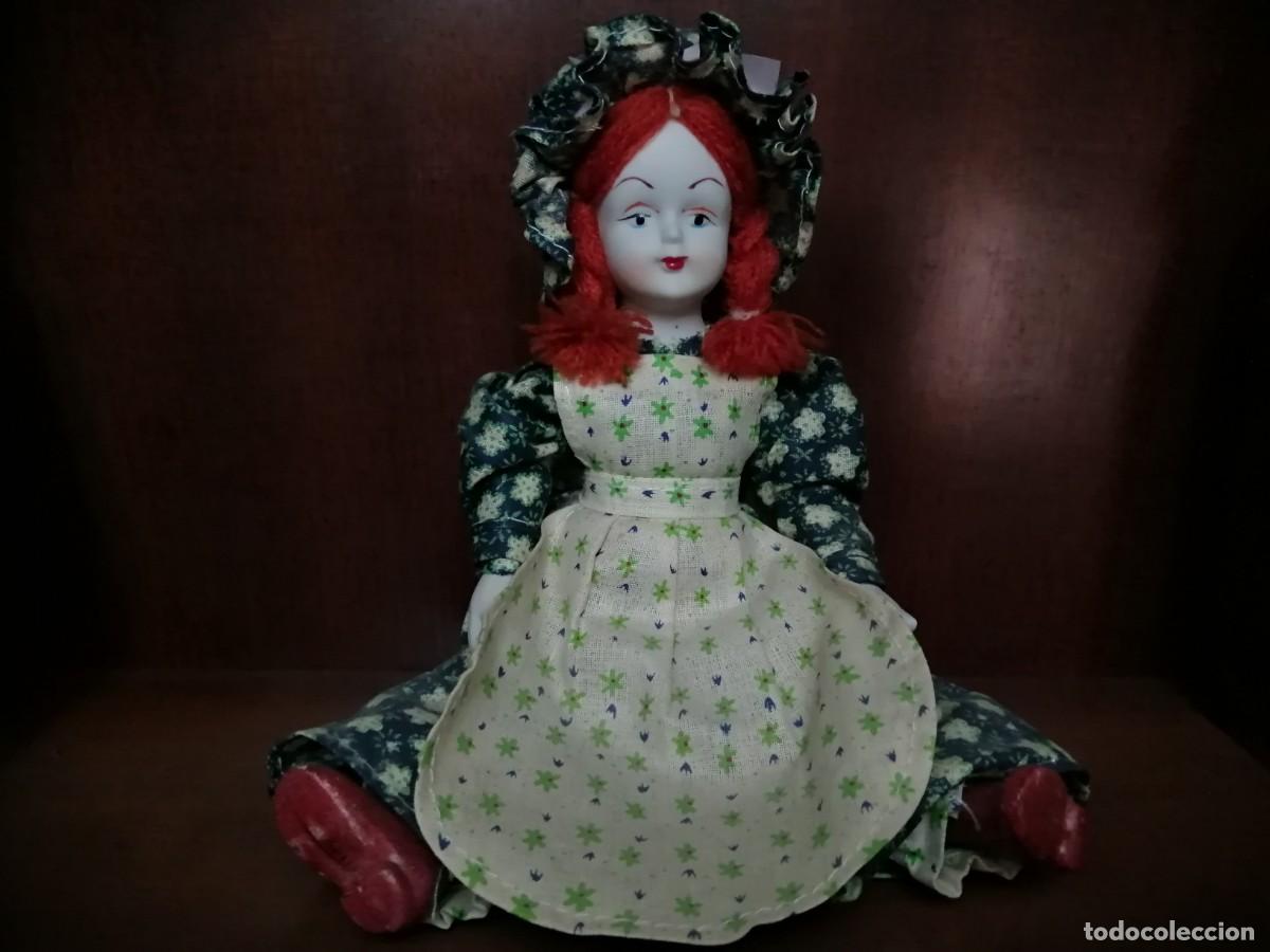 Casas de mu&ntilde;ecas: MU&Ntilde;ECA PORCELANA 16 CMS (Sentada) - Foto 1