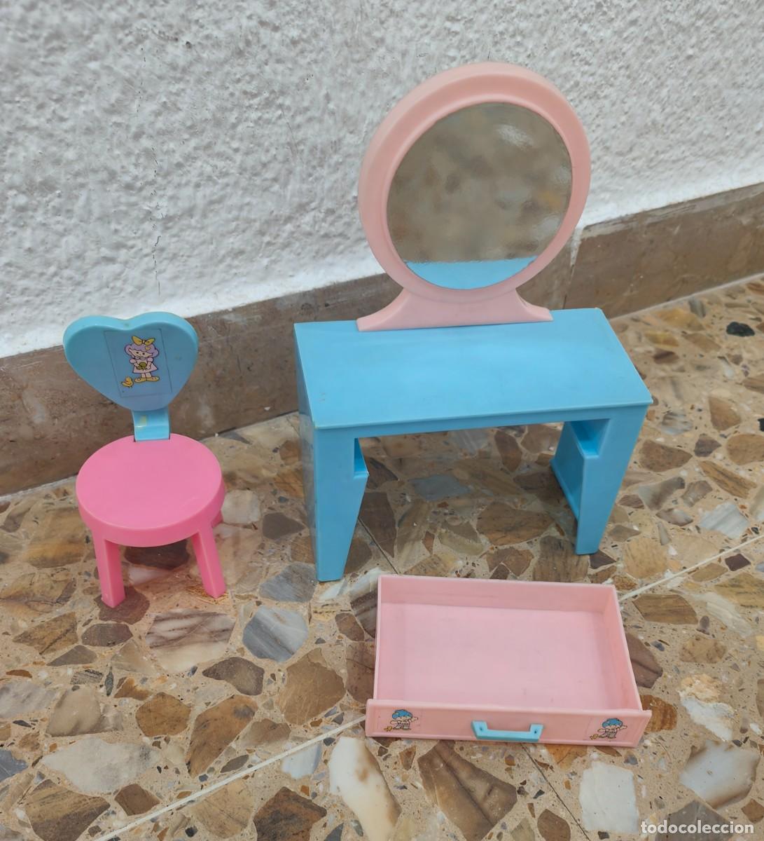 Casas de mu&ntilde;ecas: Lesly ,mesa tocador y silla. - Foto 2