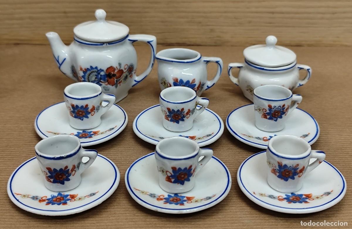Casas de mu&ntilde;ecas: Juego de caf&eacute; para casa de mu&ntilde;ecas - Foto 1
