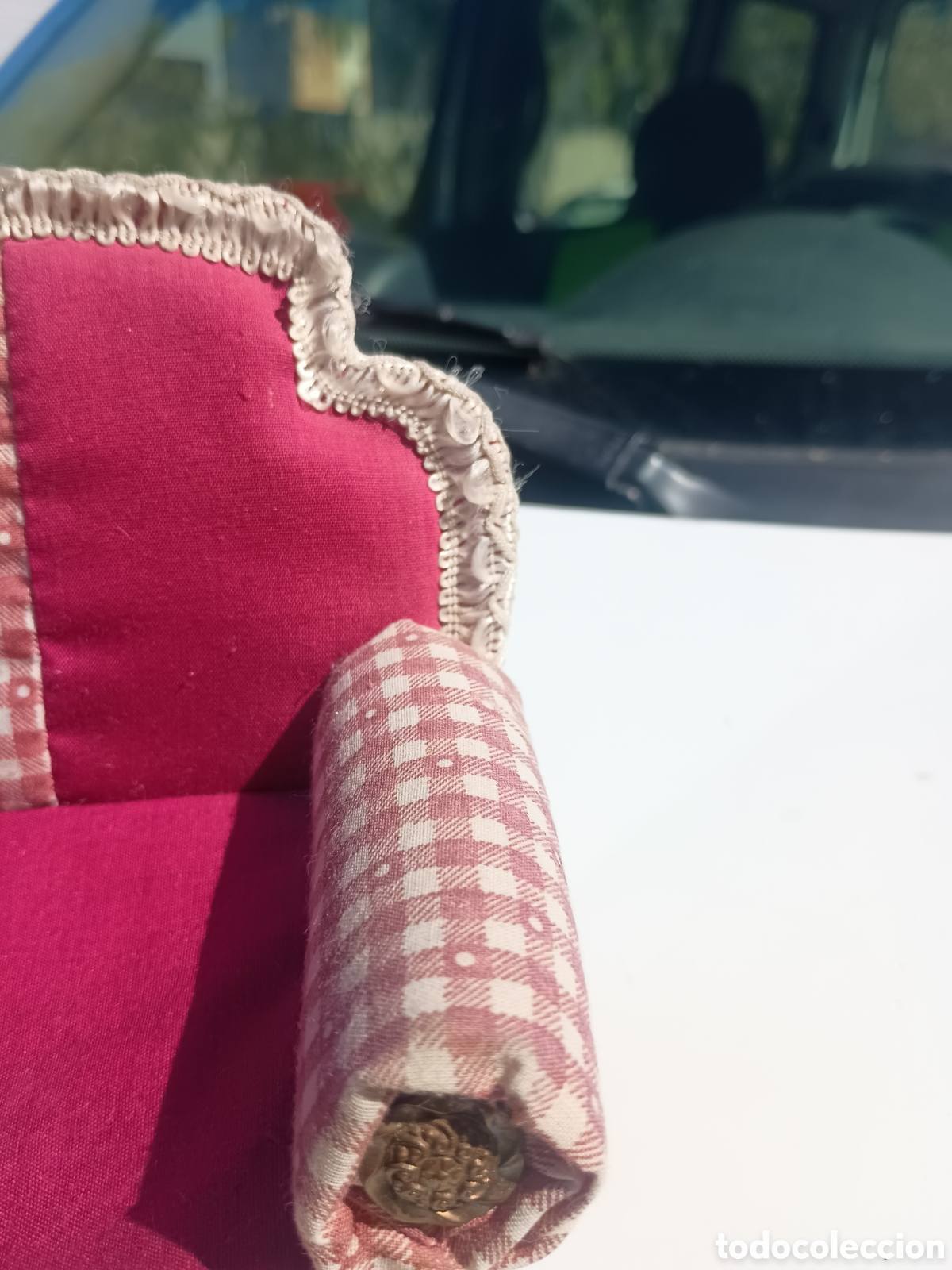 Casas de mu&ntilde;ecas: Sof&aacute; casa mu&ntilde;eca tela - Foto 4