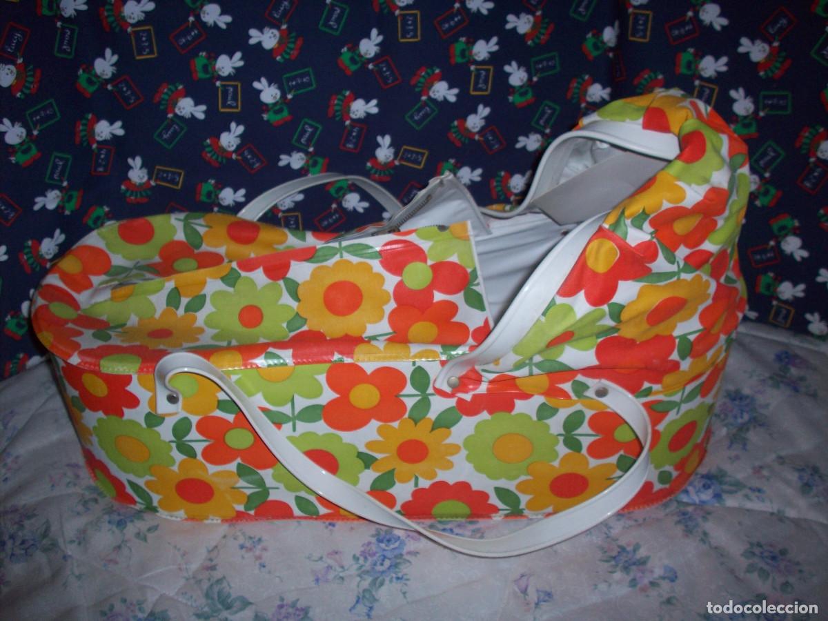 Casas de mu&ntilde;ecas: capazo con flores para mu&ntilde;eco - Foto 1