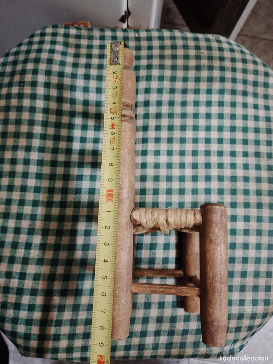 Casas de mu&ntilde;ecas: SILLA DE ENEA MINIATURA - Foto 5