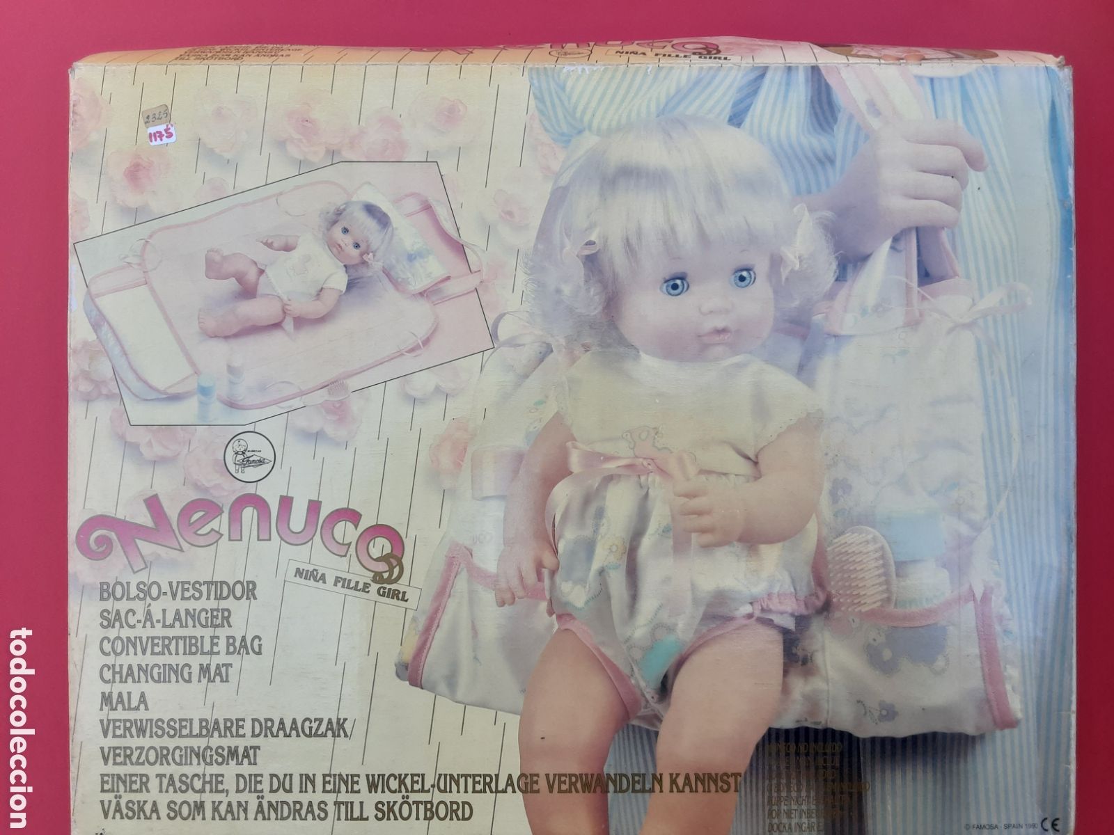 Casas de Mu&ntilde;ecas: ​NENUCO Bolso Vestidor FAMOSA - Nuevo 80s 90s NOS