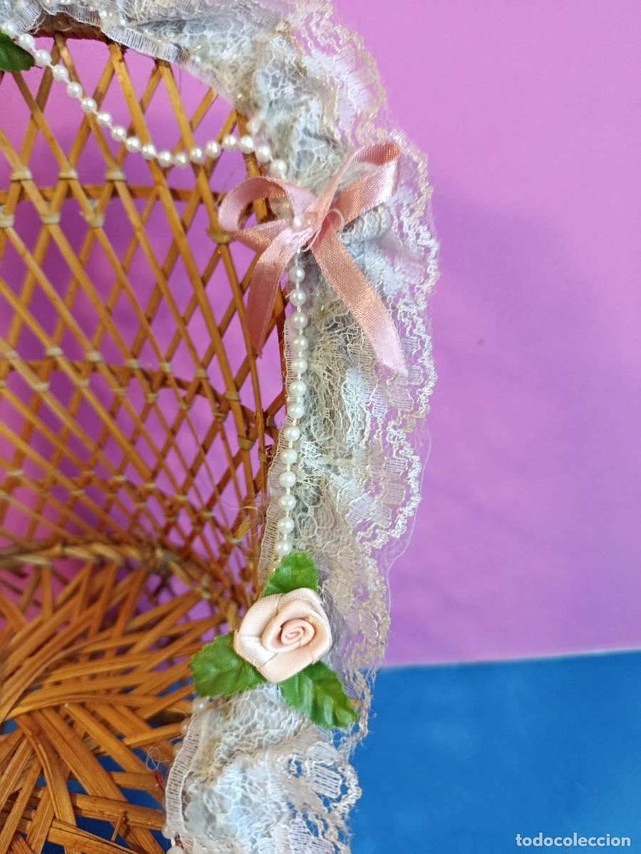 Casas de mu&ntilde;ecas: SILLA DE MIMBRE PARA MU&Ntilde;ECA - Foto 5