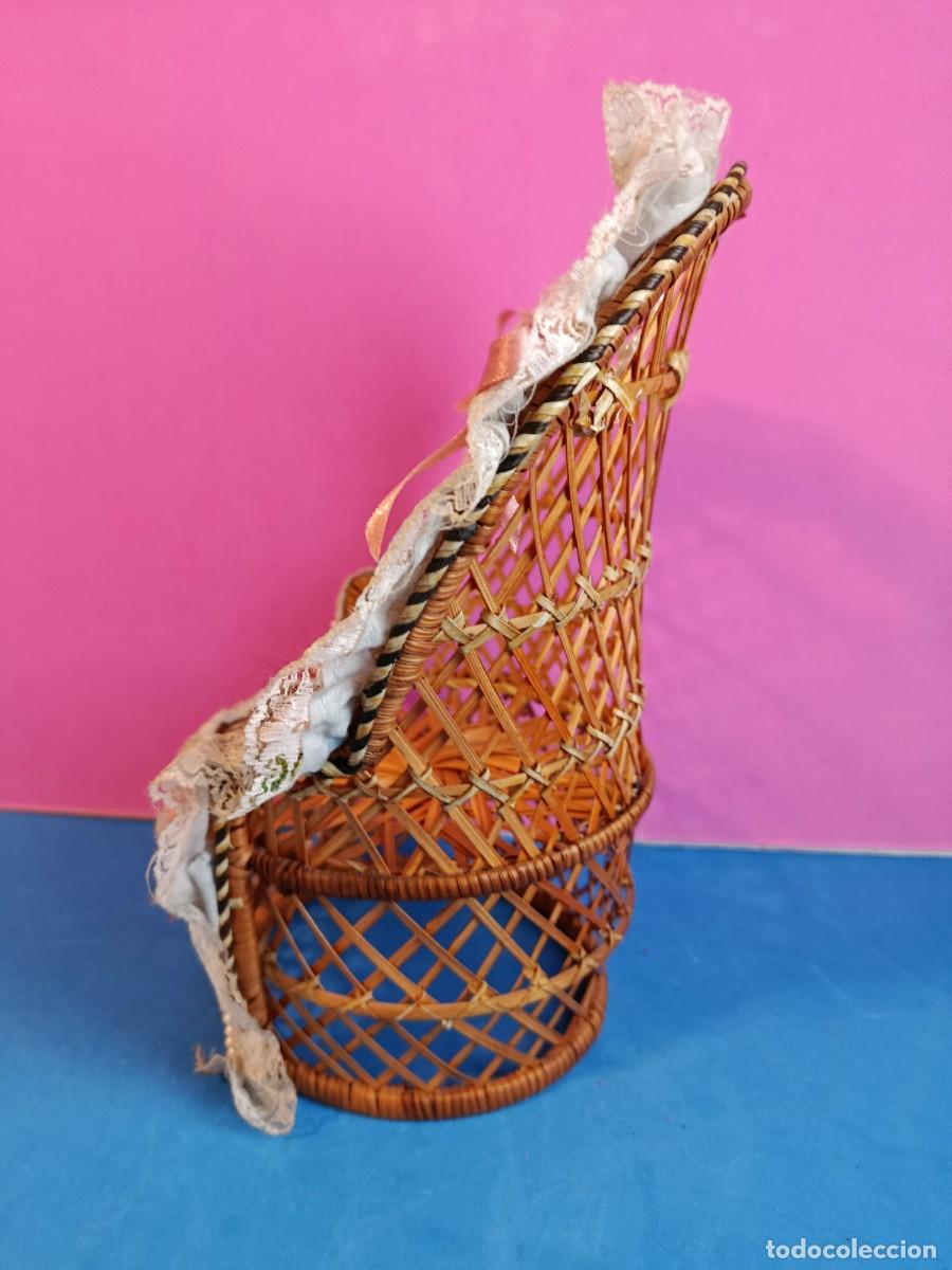 Casas de mu&ntilde;ecas: SILLA DE MIMBRE PARA MU&Ntilde;ECA - Foto 7