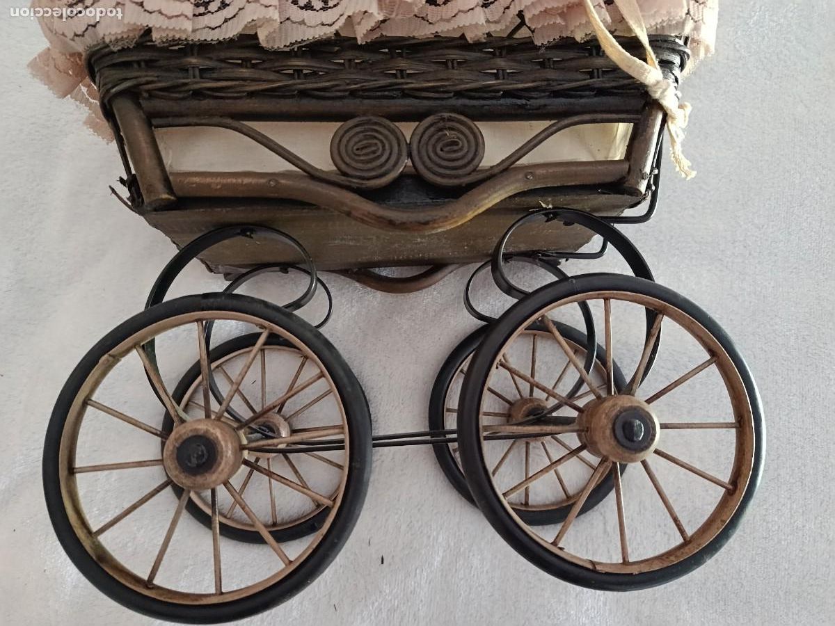 Casas de mu&ntilde;ecas: COCHECITO DE COLECCION ESTILO VICTORIANO - Foto 5