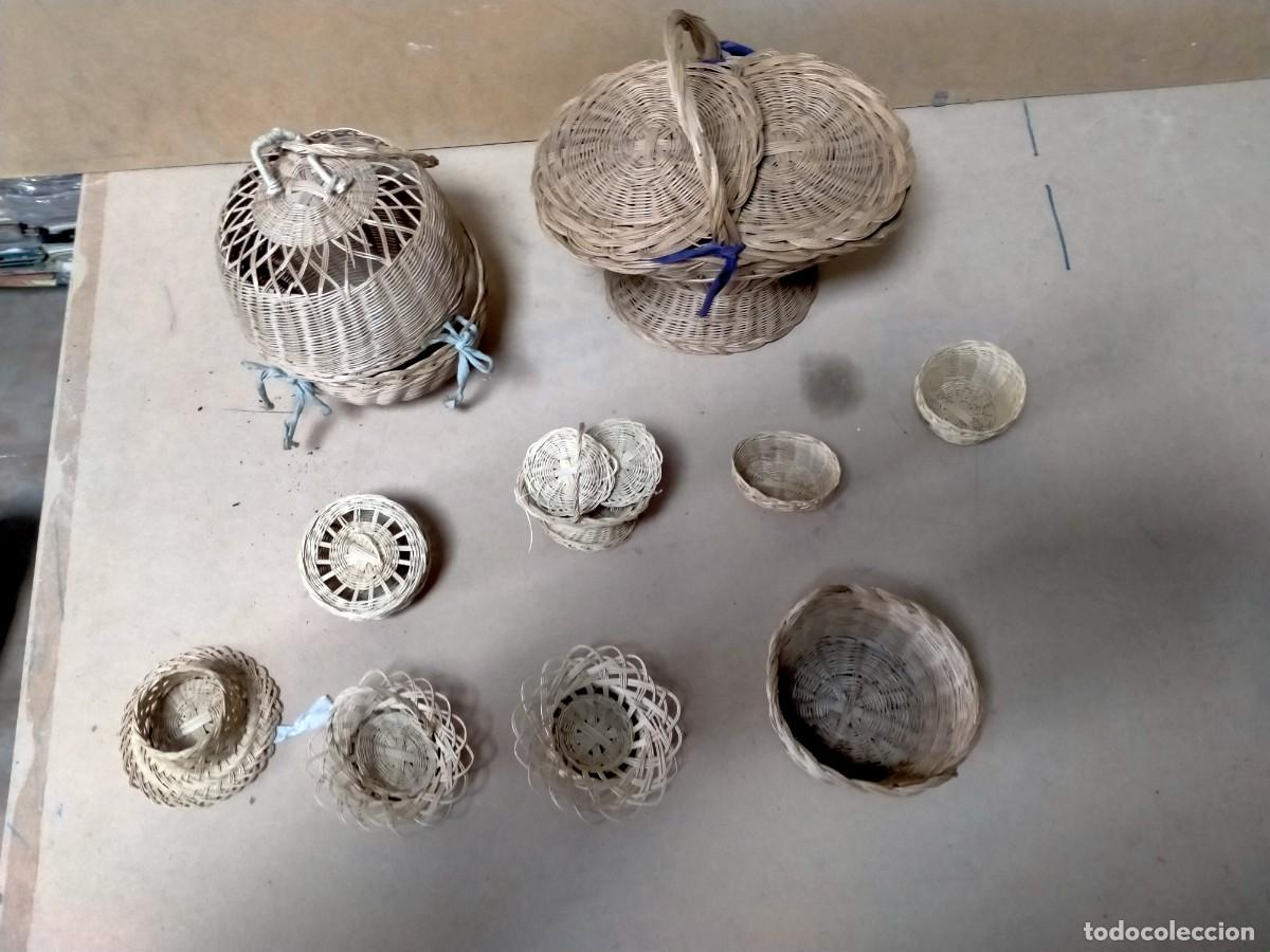 Casas de mu&ntilde;ecas: casa de mu&ntilde;ecas cestas antiguas - Foto 1