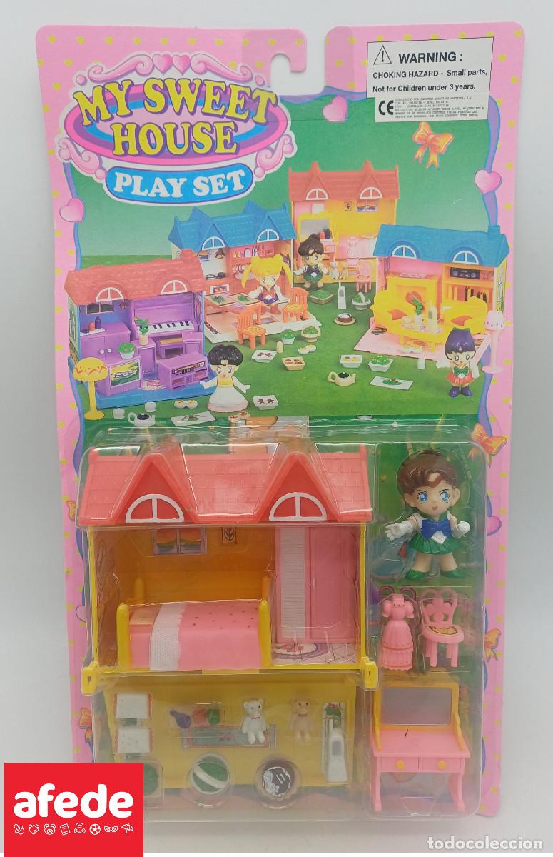 Casas de Mu&ntilde;ecas: BLISTER PLAY SET CASA CON FIGURA Y ACCESORIOS SAILOR MOON