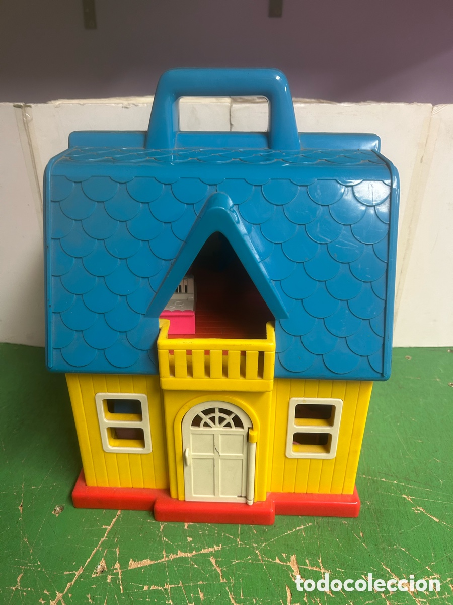 Casas de Mu&ntilde;ecas: CASA DE JUEGO TYCO SESAME CON ACCESORIOS VINTAGE