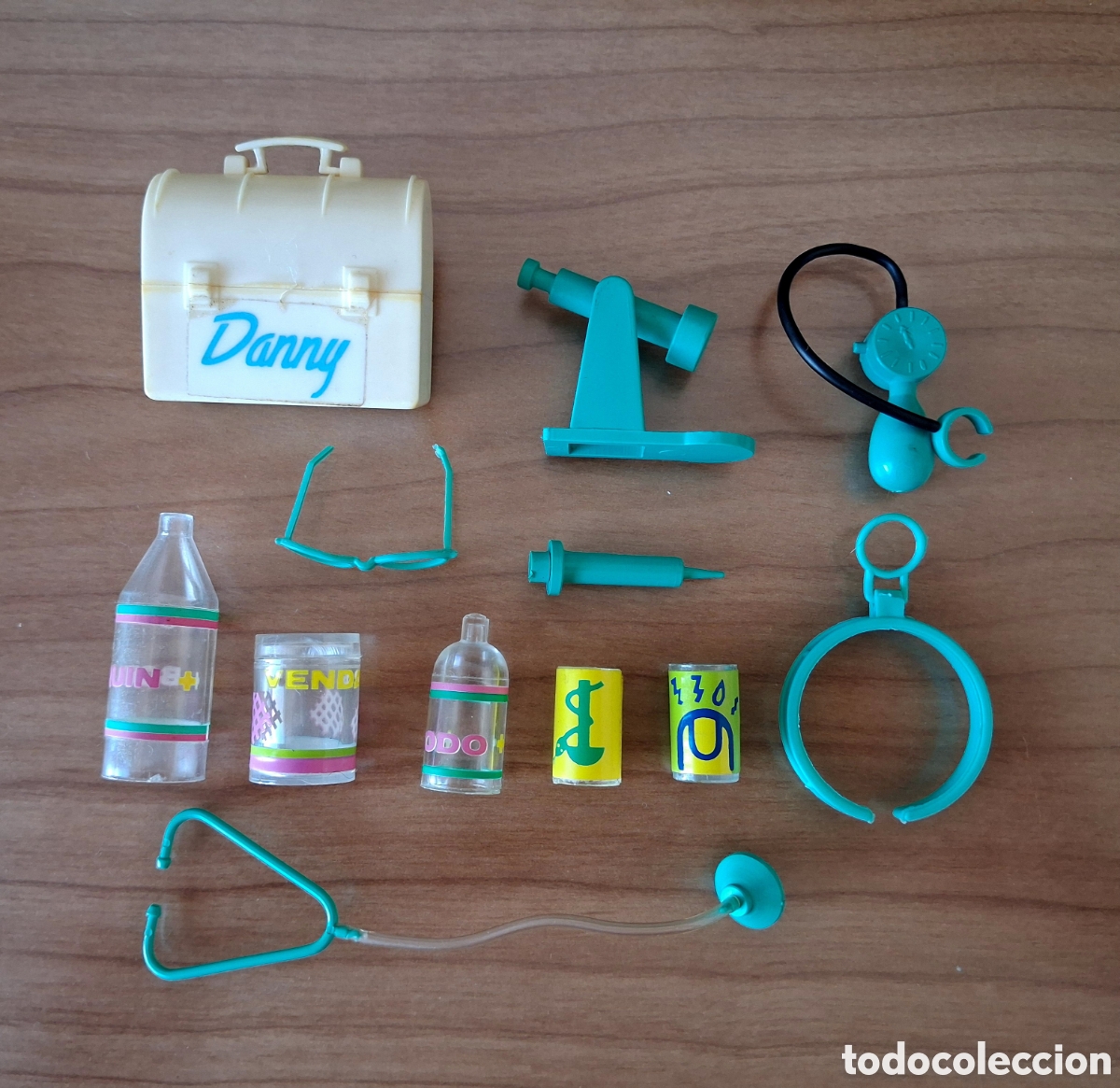Casas de Mu&ntilde;ecas: CONJUNTO DANNY HOSPITAL ANESTESISTA CON ACCESORIOS. CHABEL. FEBER. A&Ntilde;OS 80