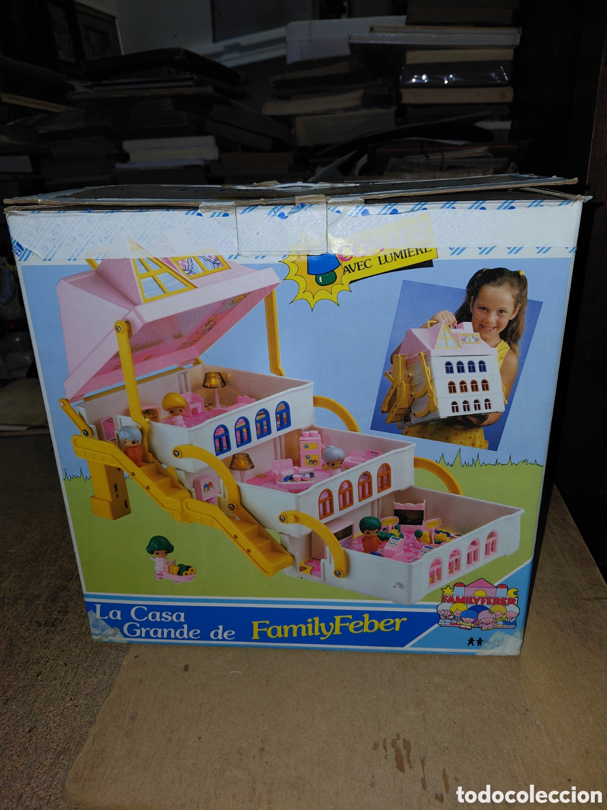 Casas de Mu&ntilde;ecas: LA CASA GRANDE FAMILY FEBER.FUNCIONA LA LUZ.CASA Y COMPLEMENTOS LOS QUE SE VEN EN LAS FOTOS
