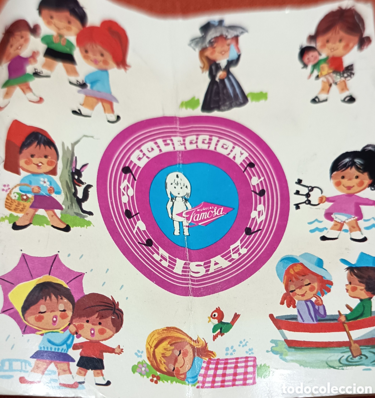 Casas de Mu&ntilde;ecas: Estuche discos mu&ntilde;ecas de Famosa