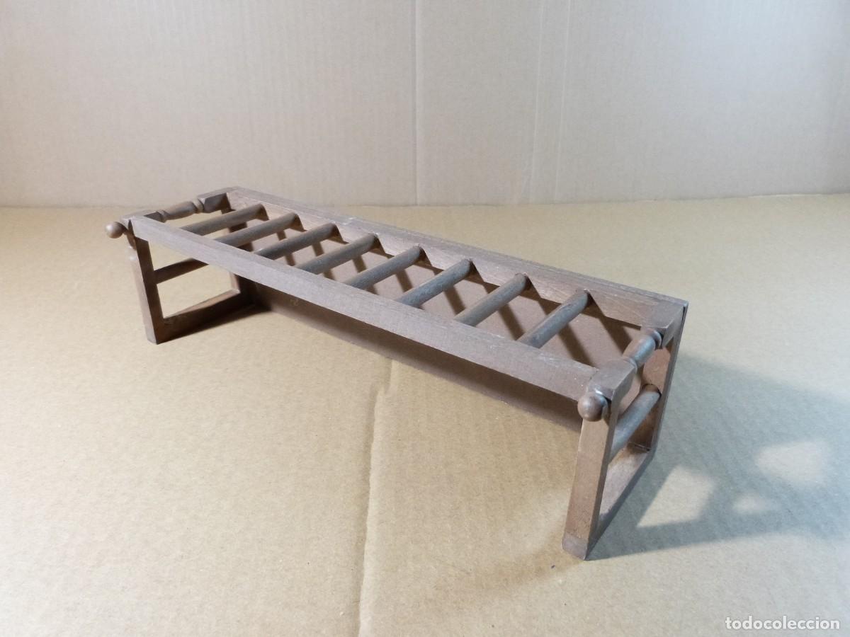 Casas de mu&ntilde;ecas: Balcon barandilla de madera para casa de mu&ntilde;ecas - Foto 5