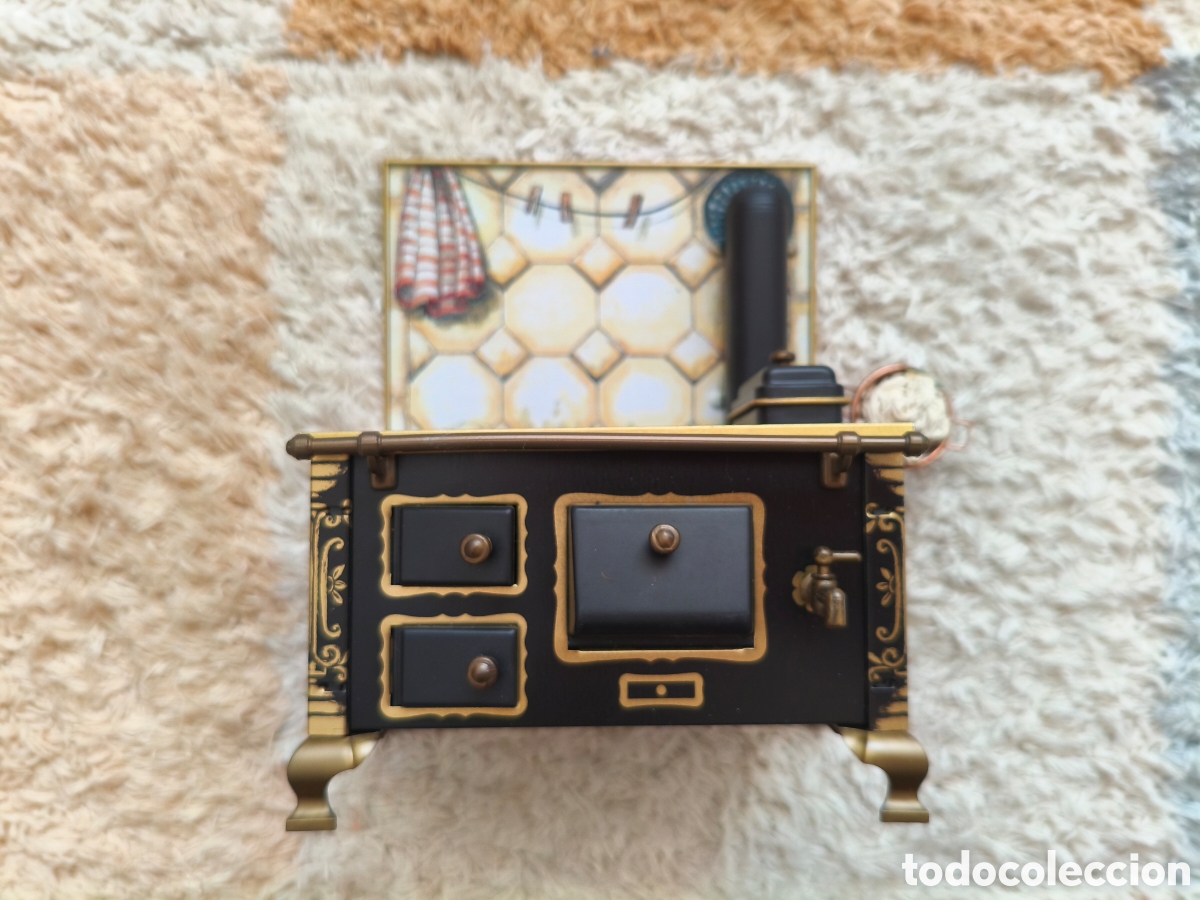 Casas de mu&ntilde;ecas: Cocina de carb&oacute;n para casa de mu&ntilde;ecas - Foto 2