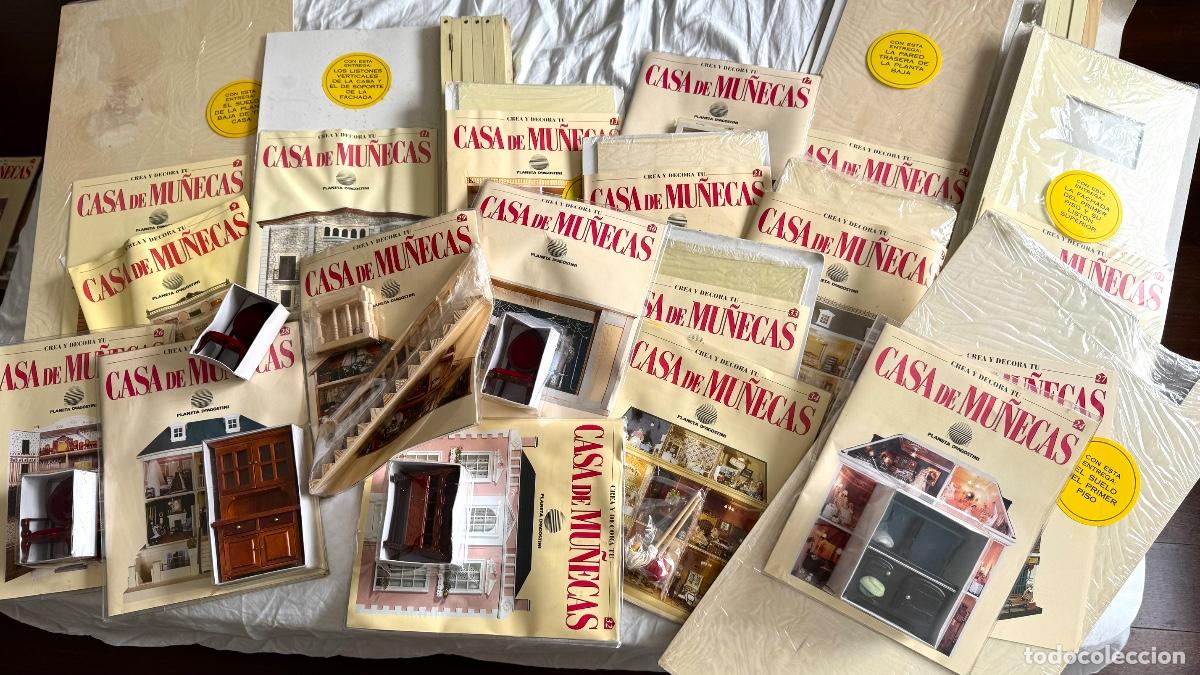 Casas de Mu&ntilde;ecas: Crea y decora tu casa de mu&ntilde;ecas INCOMPLETA Planeta Deagostini, colecci&oacute;n sin abrir (59 fasc&iacute;culos)