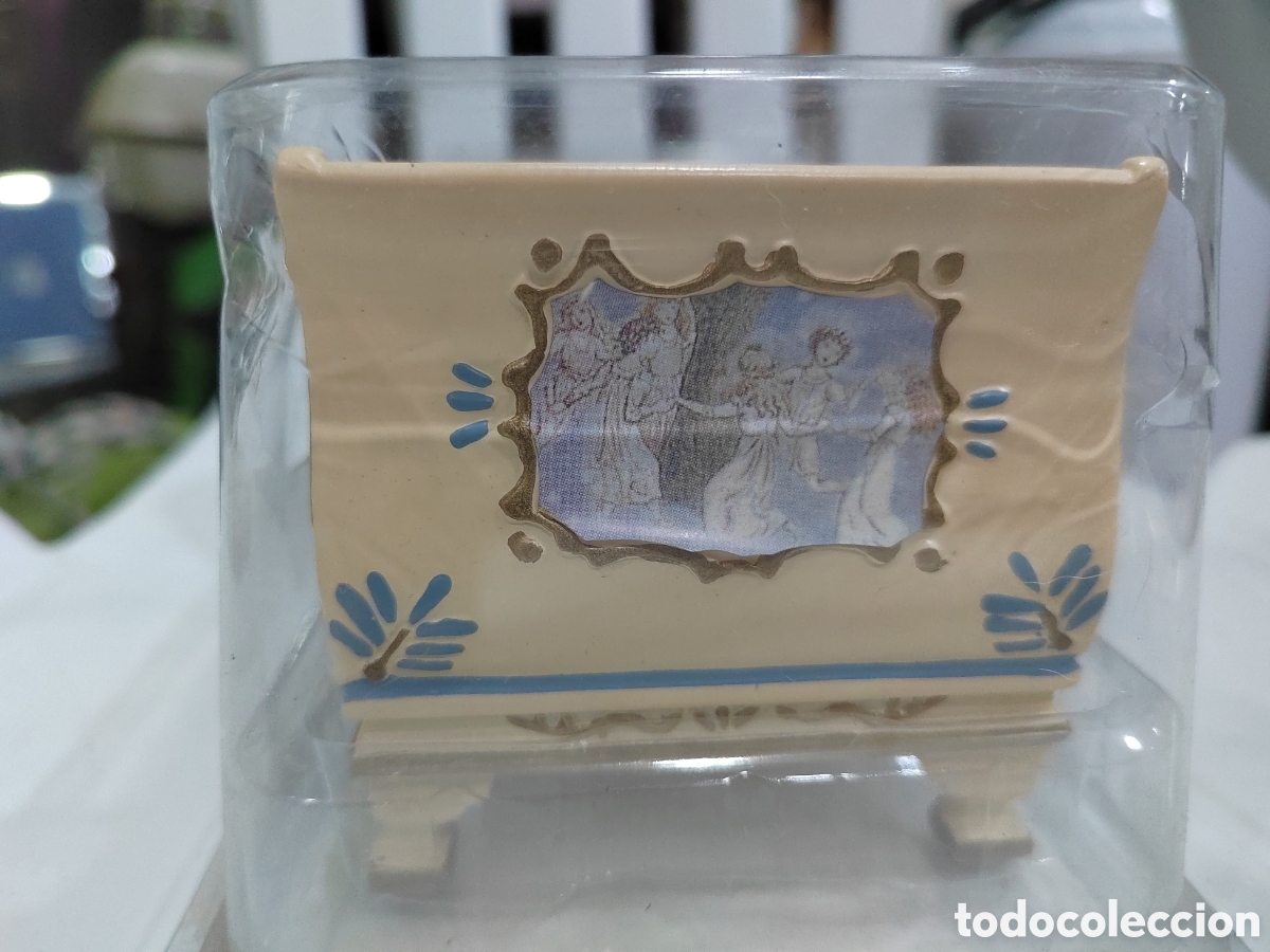 Casas de mu&ntilde;ecas: Cama miniatura casa de mu&ntilde;ecas - Foto 3