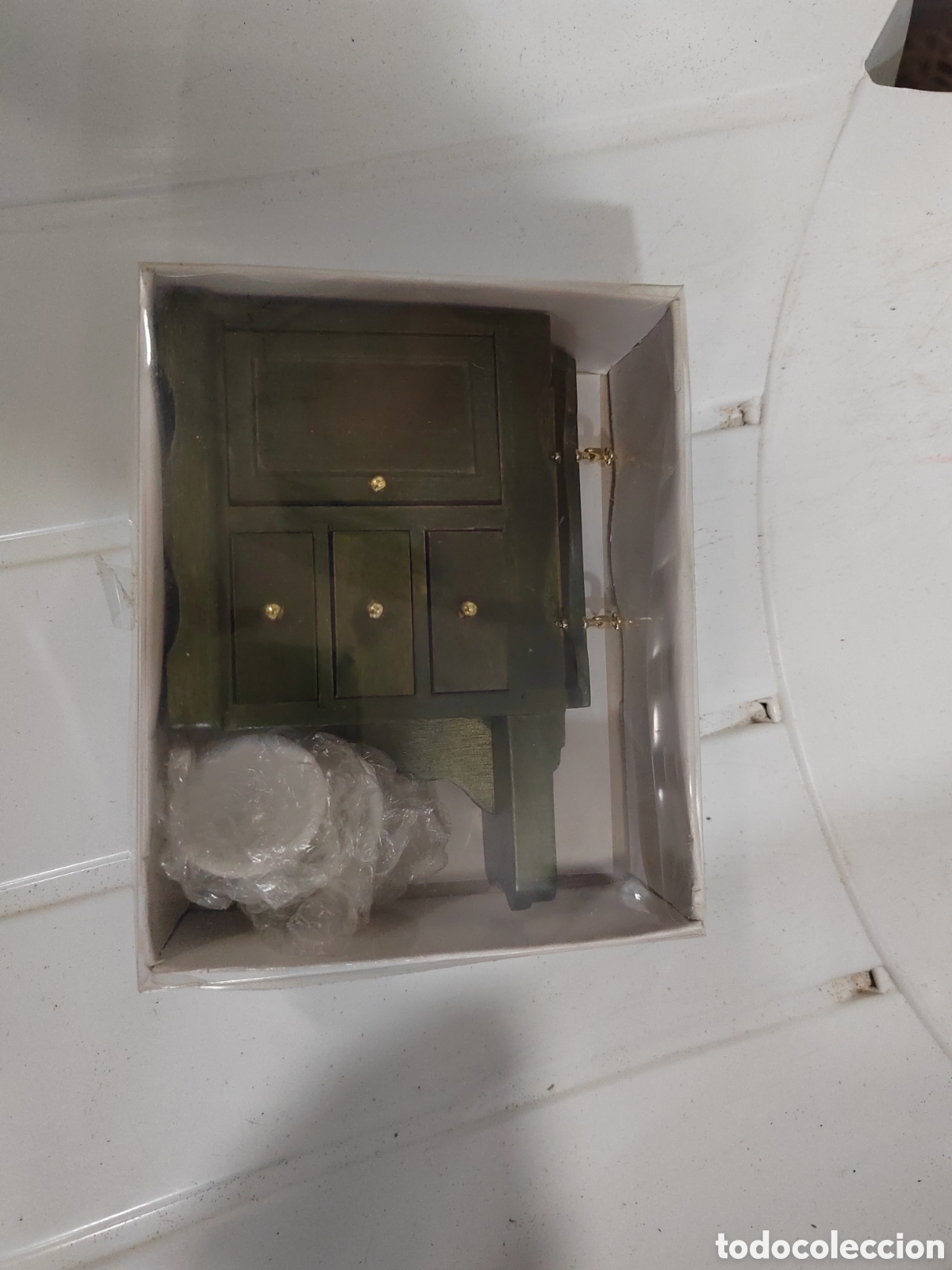 Casas de mu&ntilde;ecas: Antiguo mueble de ba&ntilde;o mu&ntilde;ecas - Foto 4