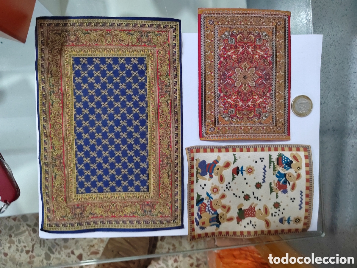 Casas de Mu&ntilde;ecas: 3 alfombras casas de mu&ntilde;ecas