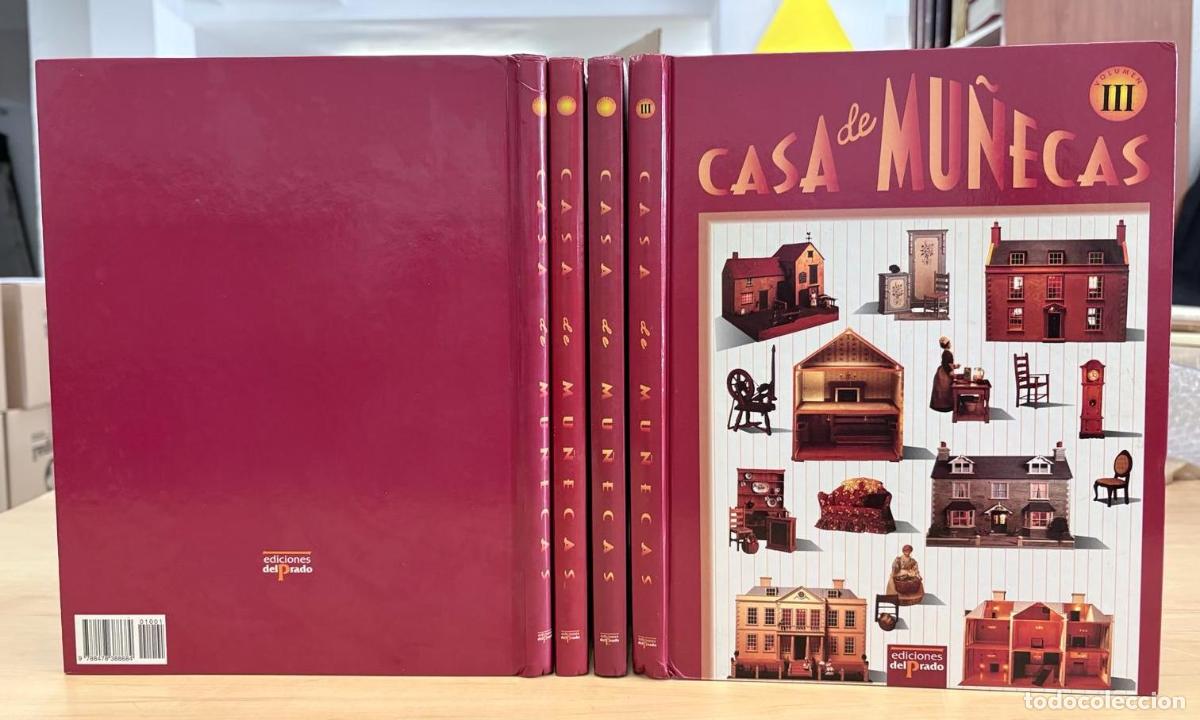 Casas de Mu&ntilde;ecas: LOTE DE 4 VOLUMENES DE CASA DE MU&Ntilde;ECAS N&ordm; I, III, IV Y V. EDICIONES DEL PRADO, 1996