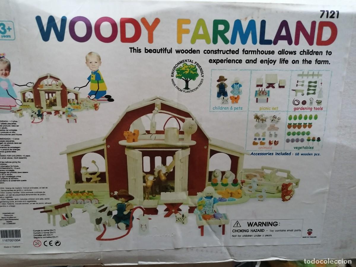 Doll houses: ESPECTACULAR CASA MU&Ntilde;ECAS GRANJA MADERA *WOODY FARMLAND* EICHHORN? CAJA ORIGINA * ENVIRONMENTAL