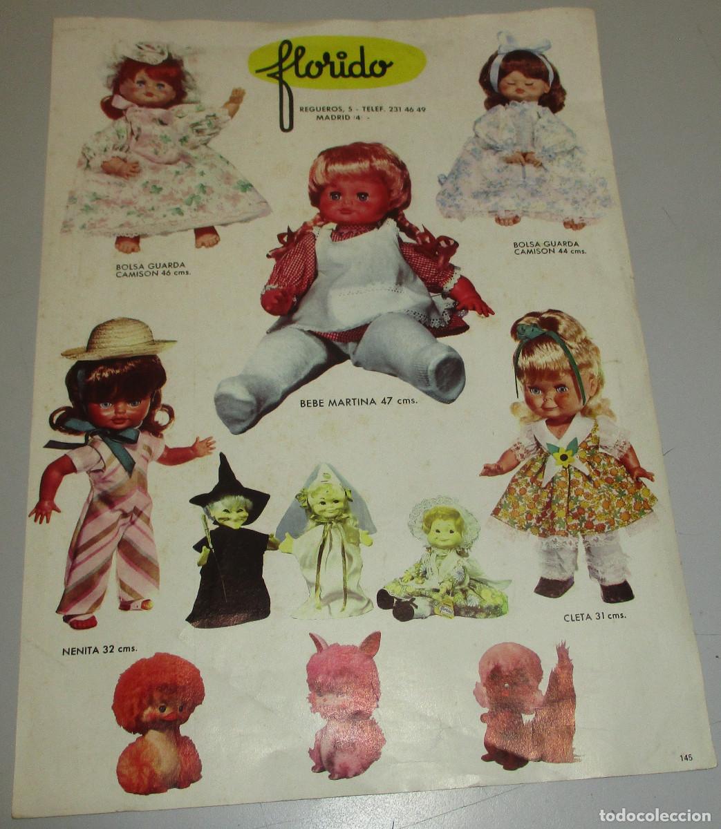 Casas de Mu&ntilde;ecas: hoja publicidad Mu&ntilde;ecas Florido