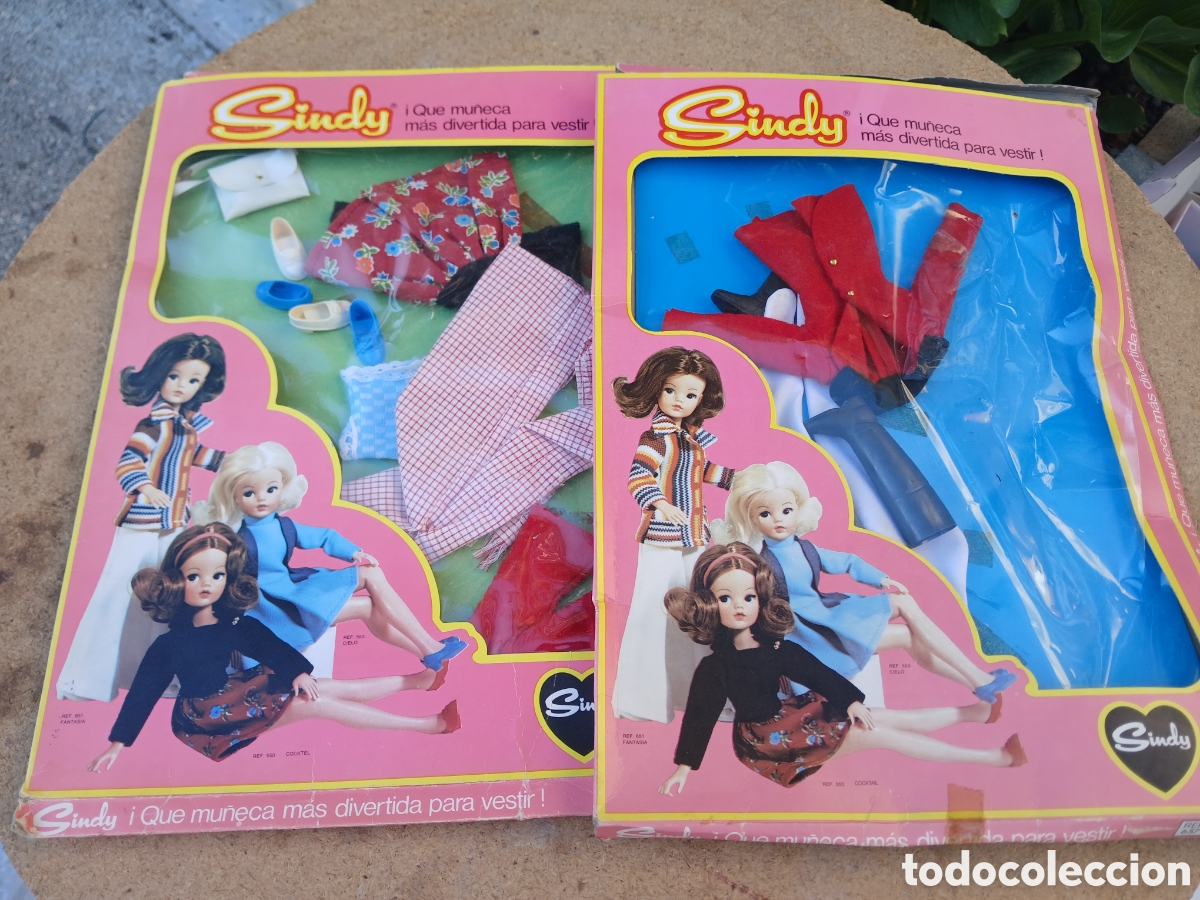 Casas de Mu&ntilde;ecas: DON BLISTER CON ROPA Y COMPLETOS DE MU&Ntilde;ECA SINDY.