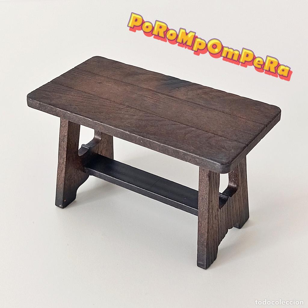 Casas de Mu&ntilde;ecas: MESA DE JUGUETE TIPO MADERA MARR&Oacute;N OSCURO - FABRICANTE/SET POR DETERMINAR CG6