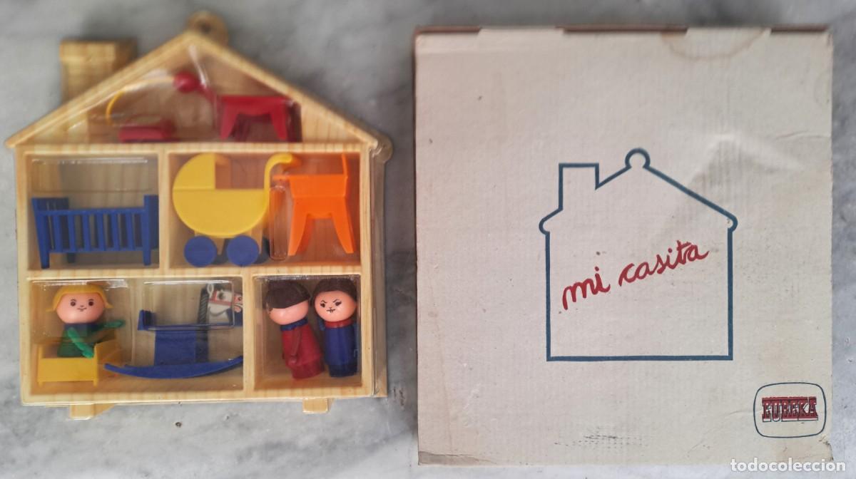 Casas de Mu&ntilde;ecas: JUGUETE ANTIGUO, MI CASITA DE EUREKA, HABITACION INFANTIL. CASADEMU&Ntilde;ECAS-18